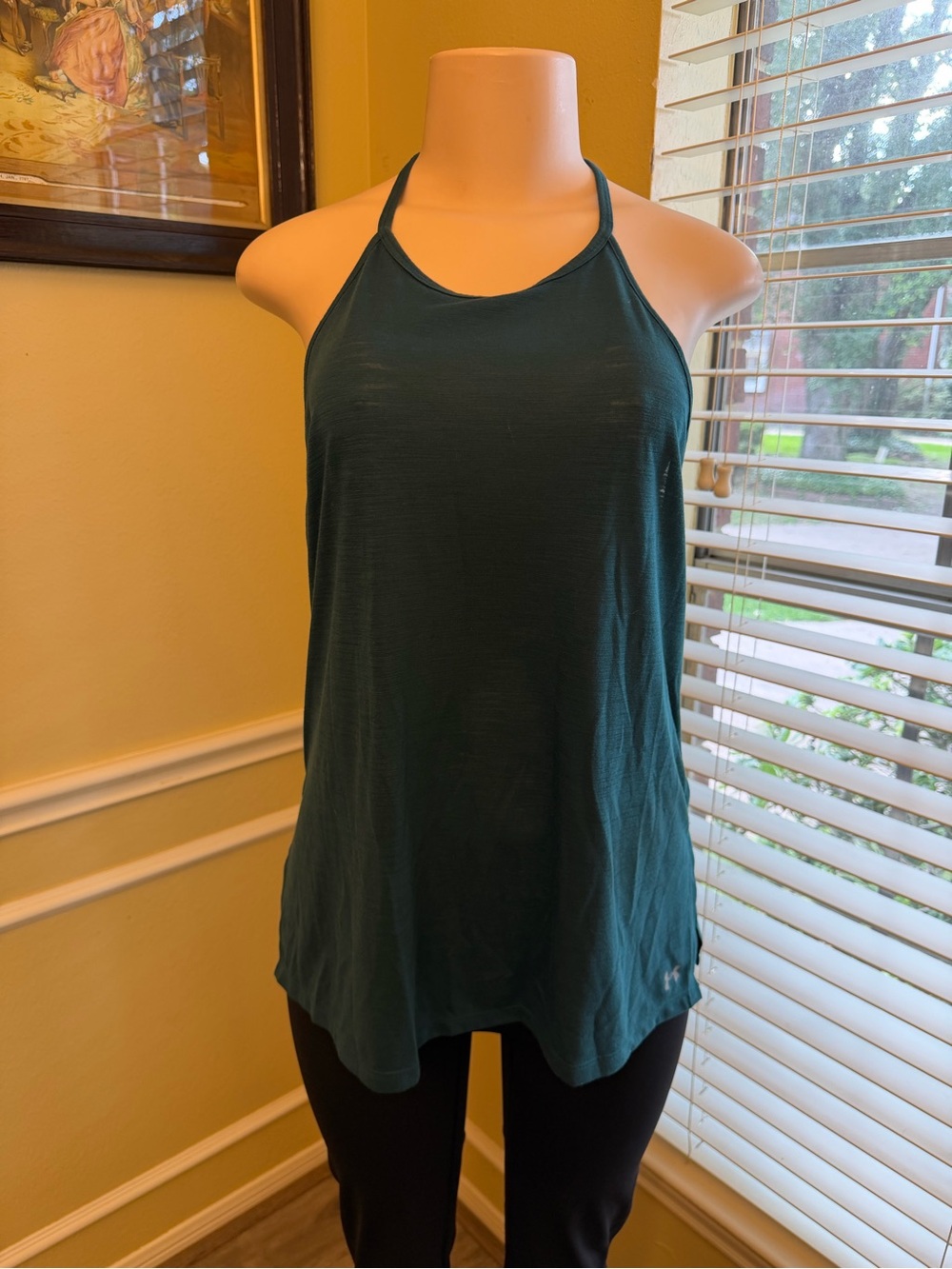 Under Armour Women's Dark Teal Halter Tank Top